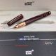 Perfect Replica Montblanc Rose Gold Clip Brown M Marc Rollerball Pen (3)_th.jpg